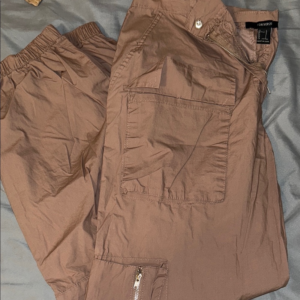 Women's Brown Cargo Pants